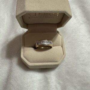 Diamond Ring with Gold Band